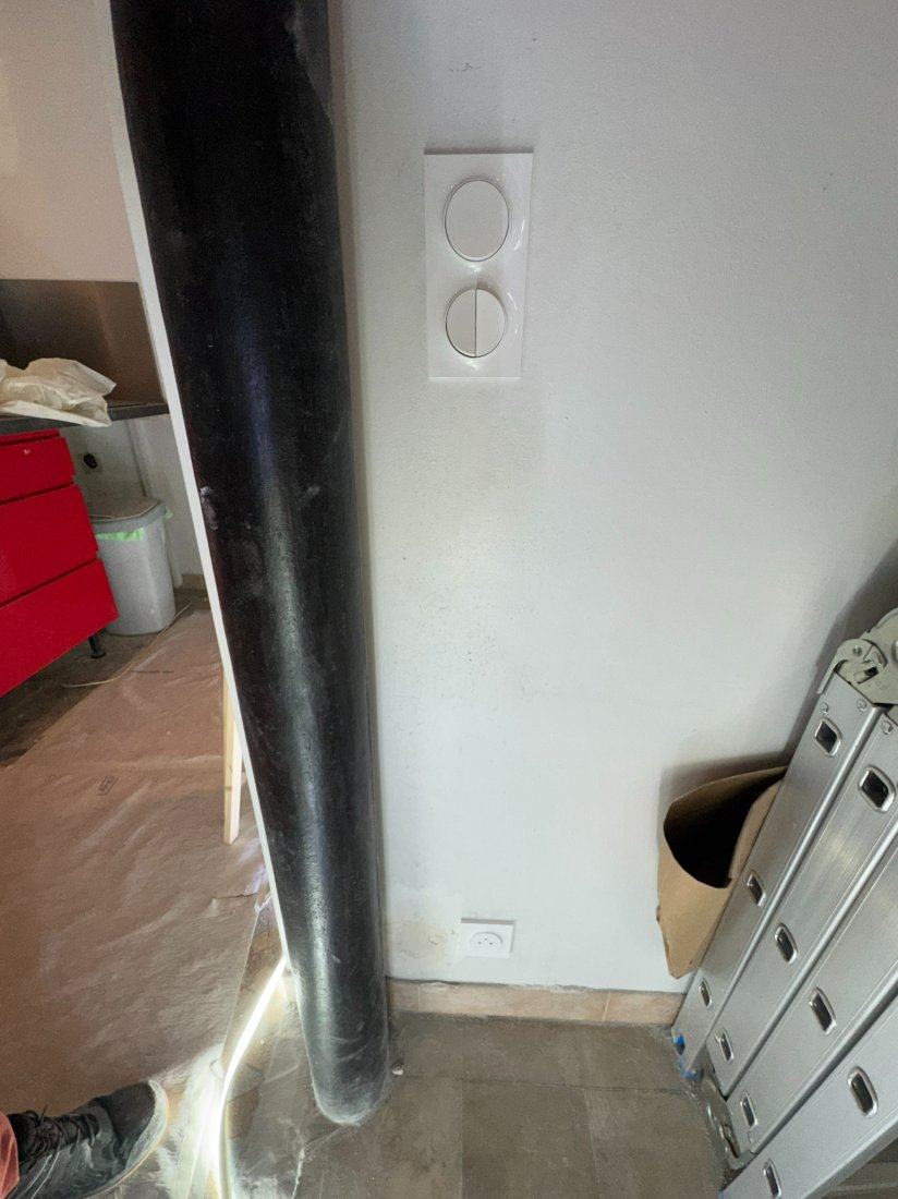 Ajout prises électriques appartements